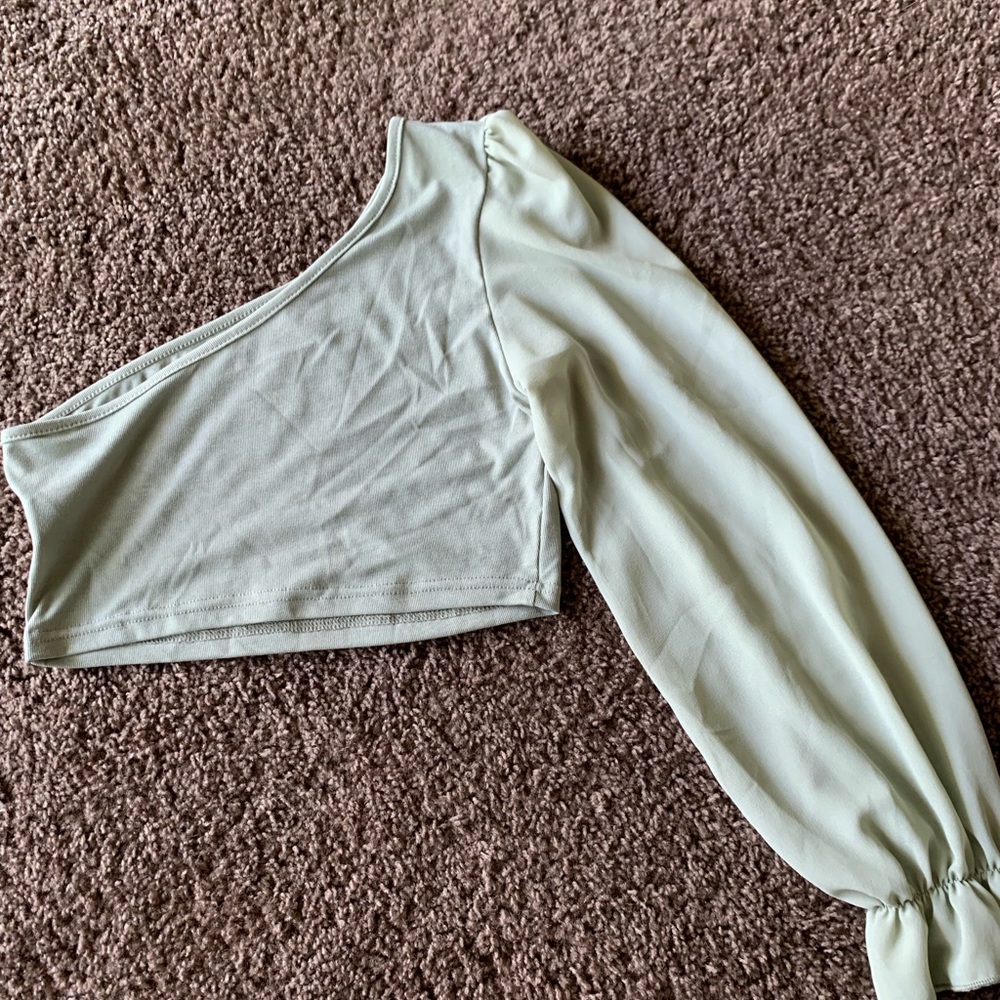 Off Shoulder Crop Top